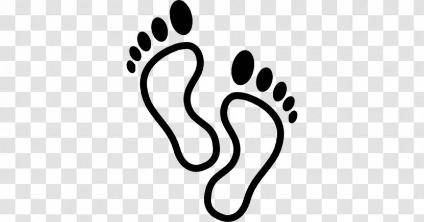 Footprint Human Body Clip Art - Symbol - Black Transparent PNG