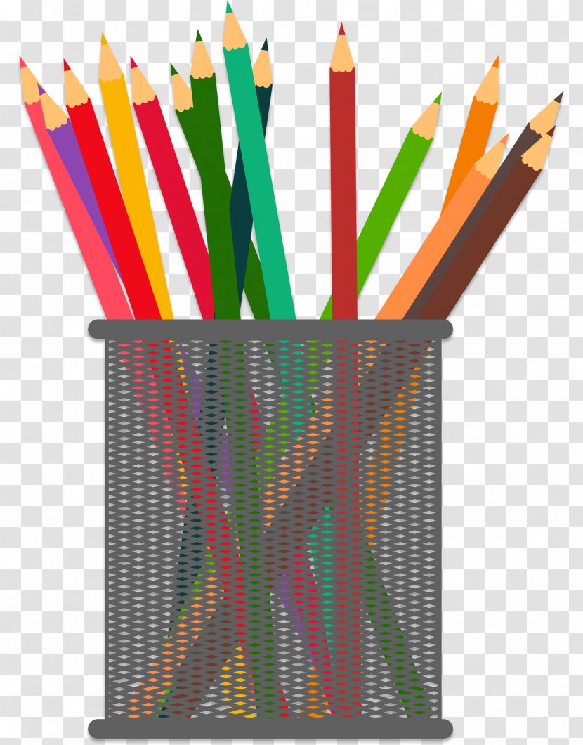 Pen & Pencil Cases Pens Drawing Clip Art - Colored Transparent PNG