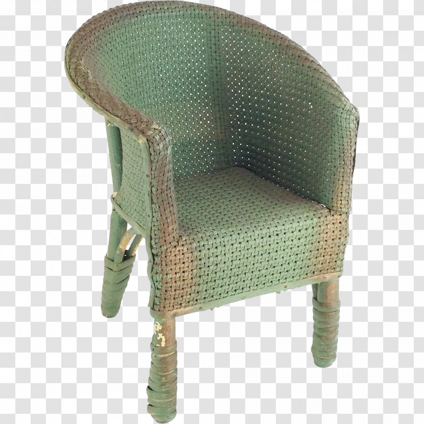 Furniture Chair Wicker Armrest - Armchair Transparent PNG