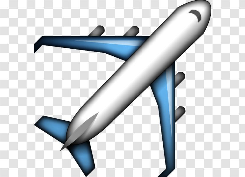 Airplane Emoji Sticker SMS - Vehicle - AIRPLANE Transparent PNG