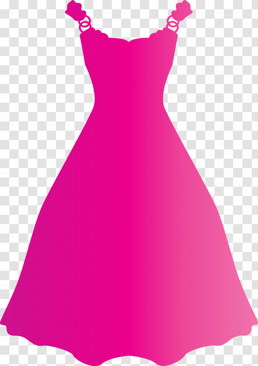 Dress Clothing Day Dress Pink Cocktail Dress Transparent PNG