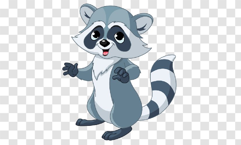 Raccoon Drawing Royalty-free Cartoon - Fictional Character Transparent PNG