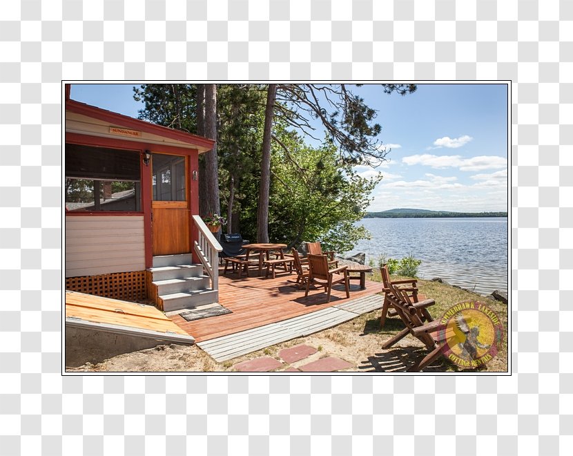 Cottage Living Room Porch Log Cabin - House - Lakeside Transparent PNG