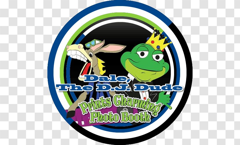 Dale, The D.J. Dude Prints Charming Photo Booth Mobile Disc Jockey Logo - Apple Valley - Amphibians Transparent PNG