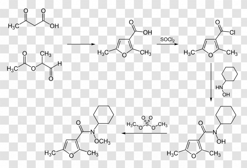 Furmecyclox 2-furamide Furan Chemical Compound Pentachlorophenol - Organism - Synthesis Transparent PNG