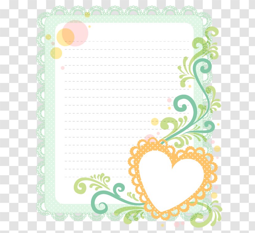Euclidean Vector - Yellow - Heart-shaped Lace Border Transparent PNG