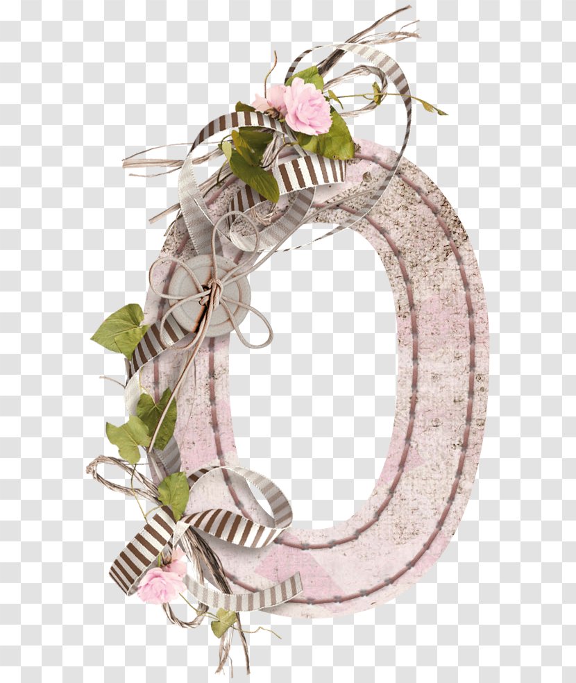 Letter Flower - Digital Data - Floral Decoration Number 0 Transparent PNG