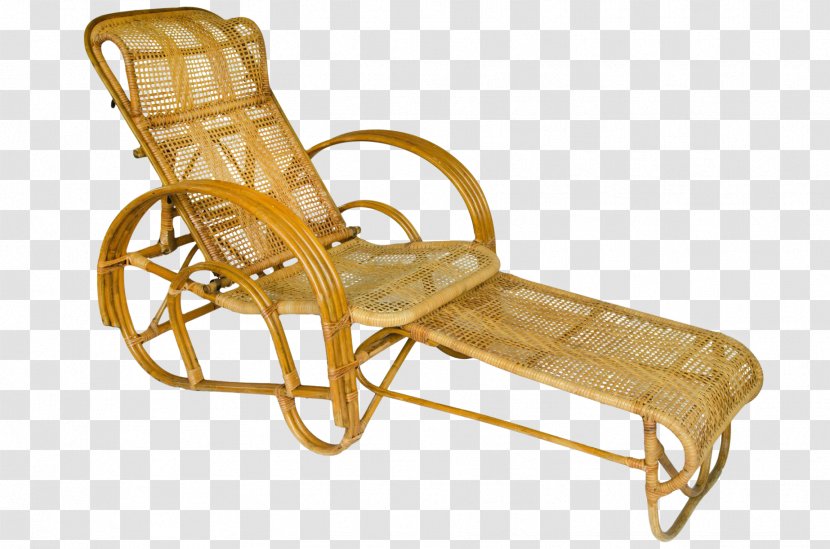 Sunlounger Chaise Longue - Chariot - Noble Wicker Chair Transparent PNG