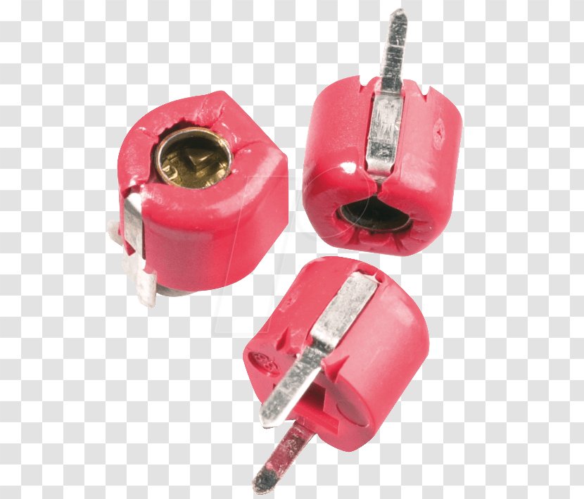 Variable Capacitor Trimmer Temperature Coefficient Capacitance - Red - Ceramic Pots Transparent PNG