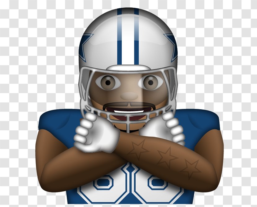 2017 Dallas Cowboys Season NFL Emoji American Football - Player Transparent PNG