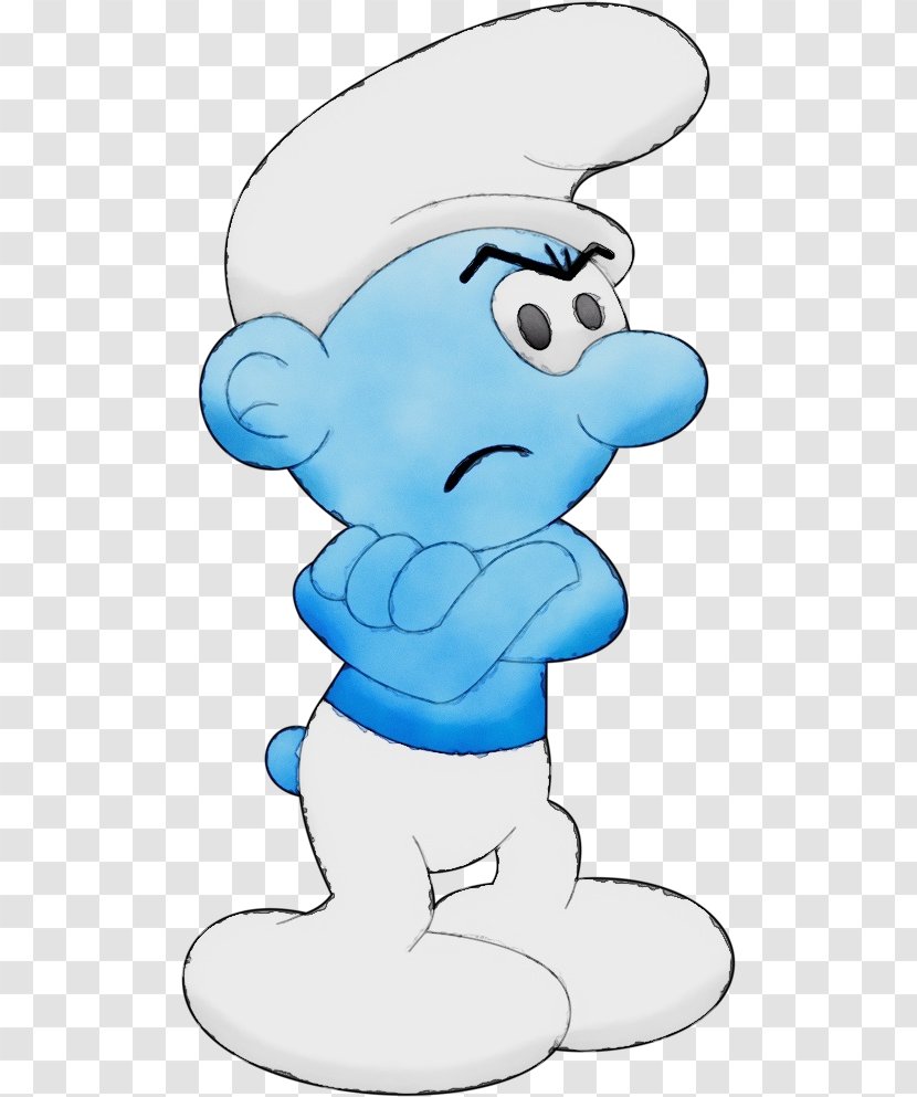 Papa Smurf Smurfette Clumsy Grouchy The Smurfs - Nose - Smile Cheek Transparent PNG