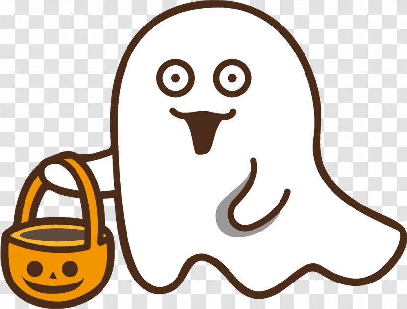 Ghost Halloween - Pleased Happy Transparent PNG