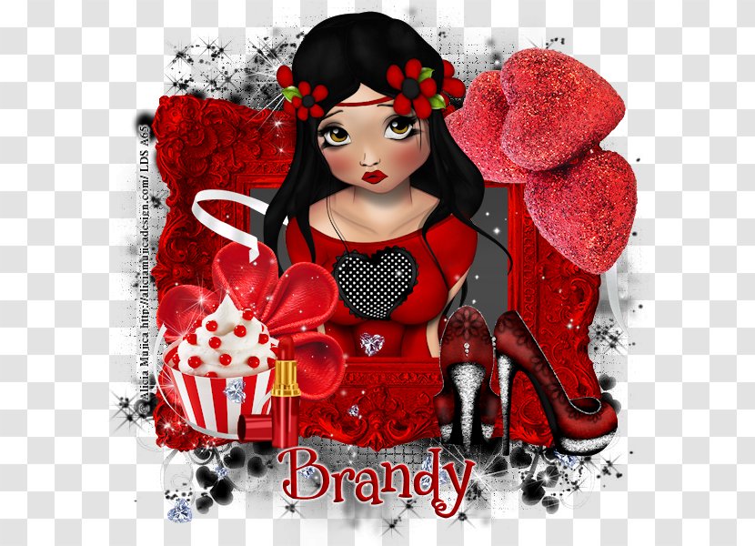 Cartoon Character Valentine's Day Poster Transparent PNG