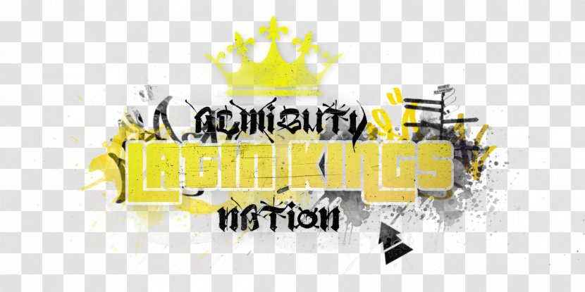 Graphics Logo Design Illustration Text - Yellow - Folk Nation Gang Transparent PNG