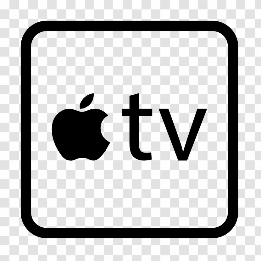 Apple TV 4K (4th Generation) Television - Black And White Transparent PNG