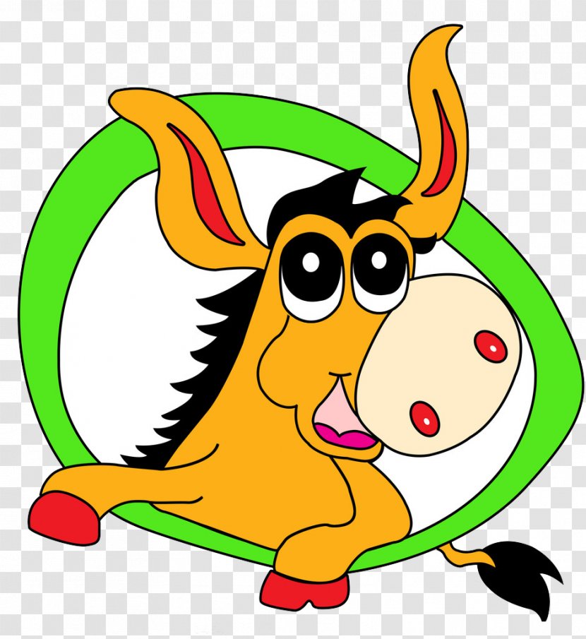 Donkey Cartoon - Little Transparent PNG