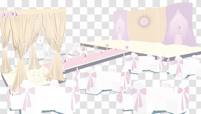 Interior Design Services Textile Angle - Pink - Romantic Wedding Set Transparent PNG