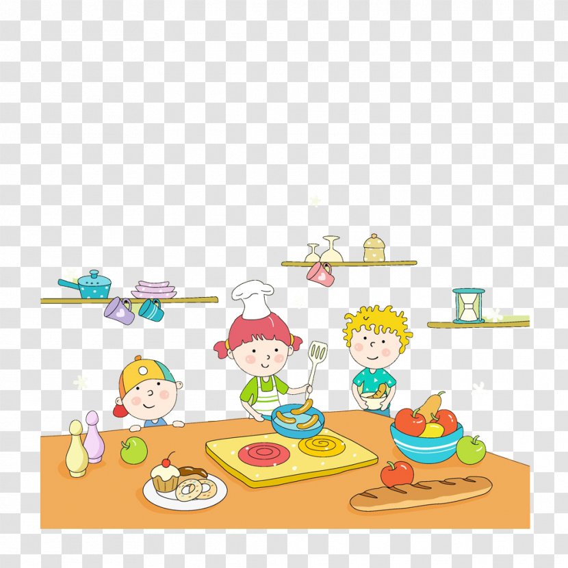 Image Child Cartoon Food Download - Area - Friend Transparent PNG