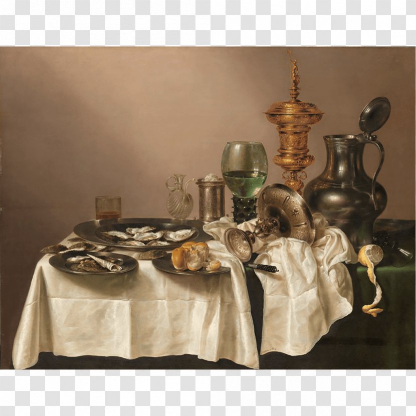 Still Life With A Gilt Cup Rijksmuseum Goblet Painting - Willem Claesz Heda Transparent PNG