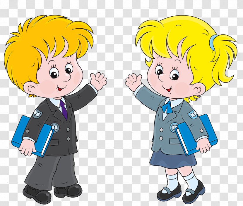 Royalty-free Cartoon Pupil - Happiness - School Children Transparent PNG