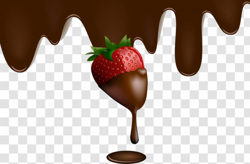 Ice Cream Chocolate-covered Bacon White Chocolate Strawberry - Syrup - Splash Transparent PNG