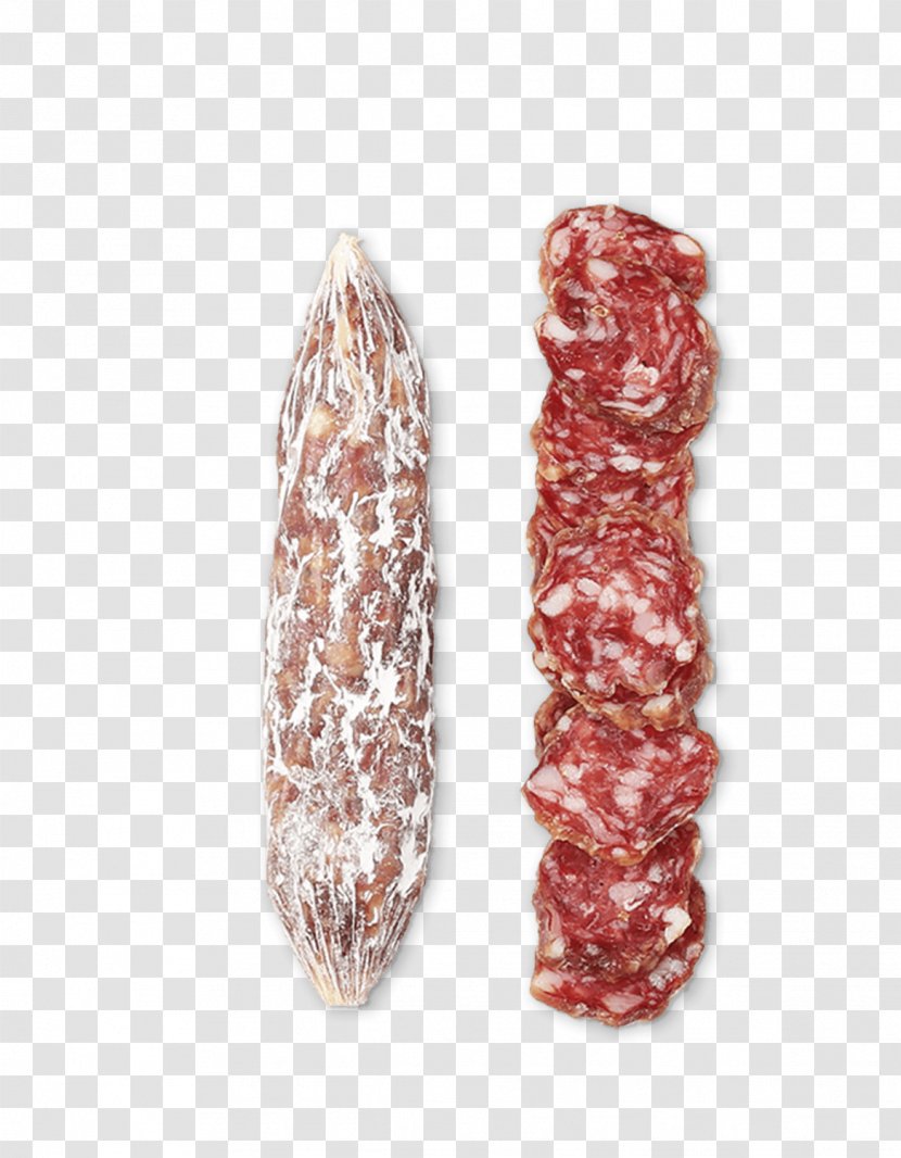 Genoa Salami Ventricina Salchichón Capocollo - Heart - Sausage Transparent PNG