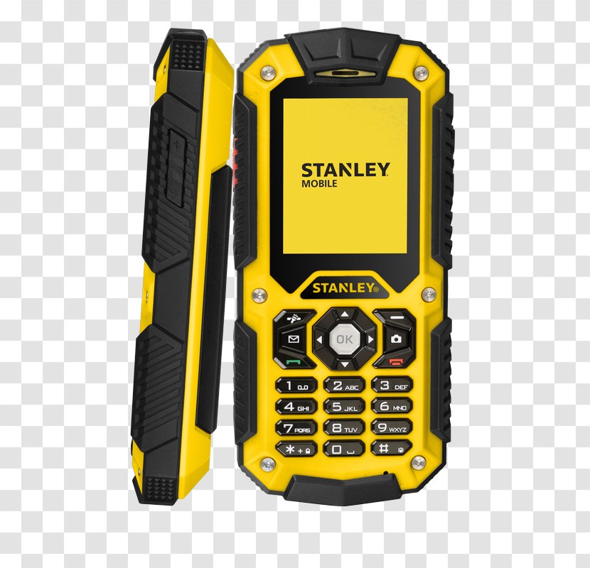 Stanley Hand Tools Telephone S-121 IP67 2G Feature Phone + Bluetooth Speaker Smartphone Fonerange Rugged 128 - Myphone Hammer 3 Transparent PNG