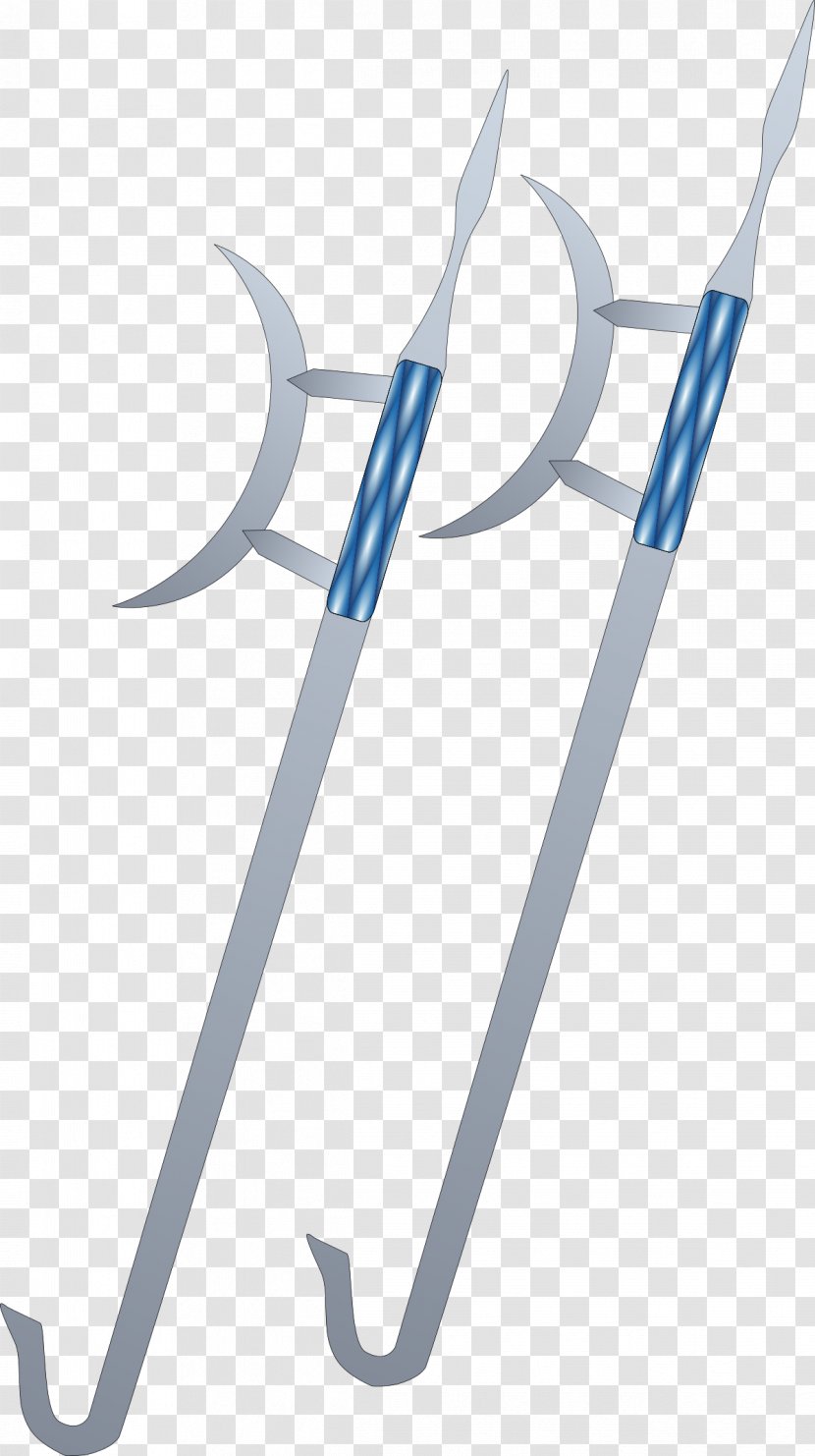 Weapon Line Angle - Pitchfork Transparent PNG