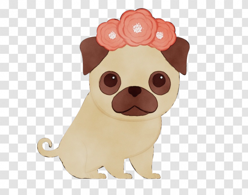 Pug Painting Cartoon Puppy 搜狗图片 Transparent PNG