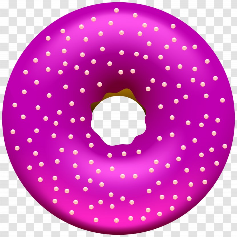 Donuts Sprinkles Clip Art - Magenta - Donut Transparent PNG