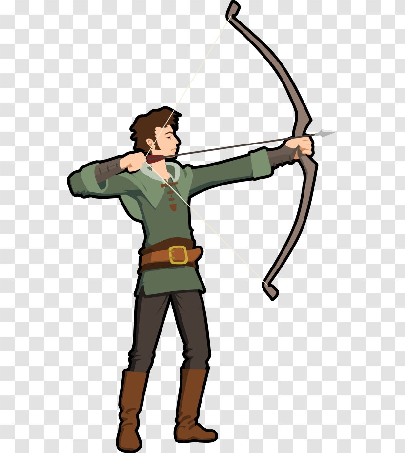 Archery Bow And Arrow Clip Art - Royaltyfree - Secret Agent Clipart Transparent PNG