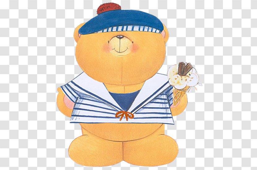 Stuffed Animals & Cuddly Toys Cartoon - Orange - Wallpaper Doll Bear Transparent PNG