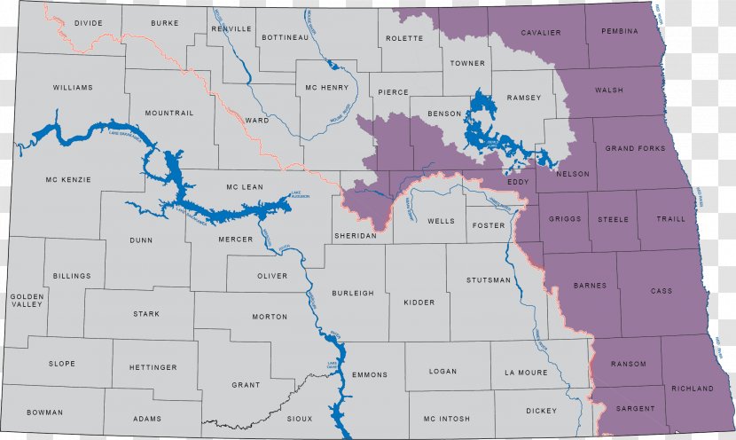 Missouri River Devils Lake Mississippi Red Of The South - Special Border Transparent PNG