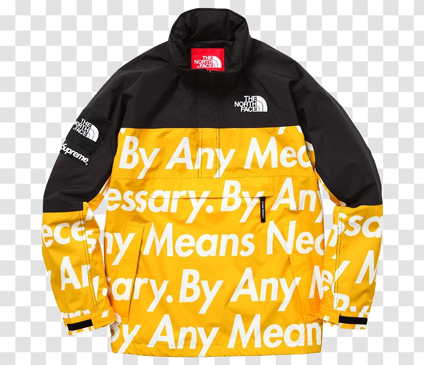 The North Face Supreme Jacket Sweater Vans - Outerwear Transparent PNG