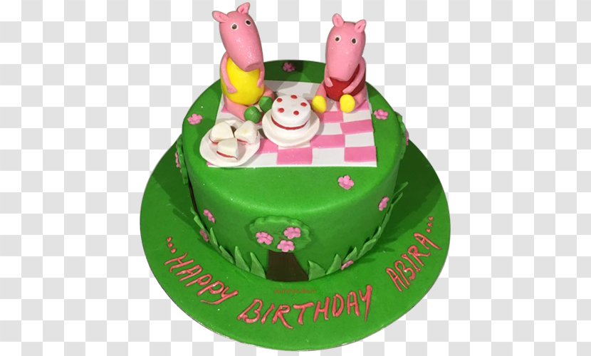 Birthday Cake Torte Layer Decorating - Sugar - Peppa Transparent PNG