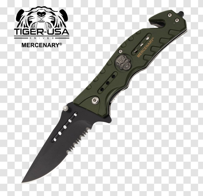 Bowie Knife Hunting & Survival Knives Throwing Utility - Hardware Transparent PNG