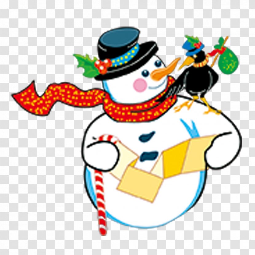 Santa Claus Christmas Decoration Snowman - Snowflake - Element Transparent PNG