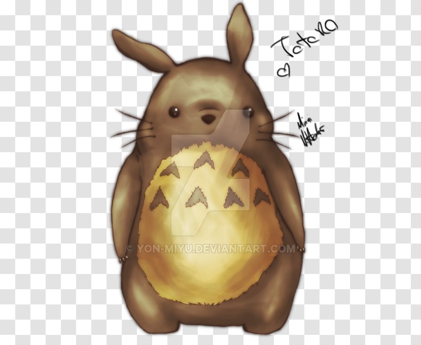 Hare Easter Bunny Domestic Rabbit Egg - Totoro Transparent PNG