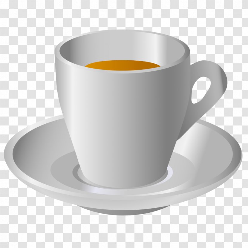 Coffee Cup Tea Vector Graphics - Tableware Transparent PNG