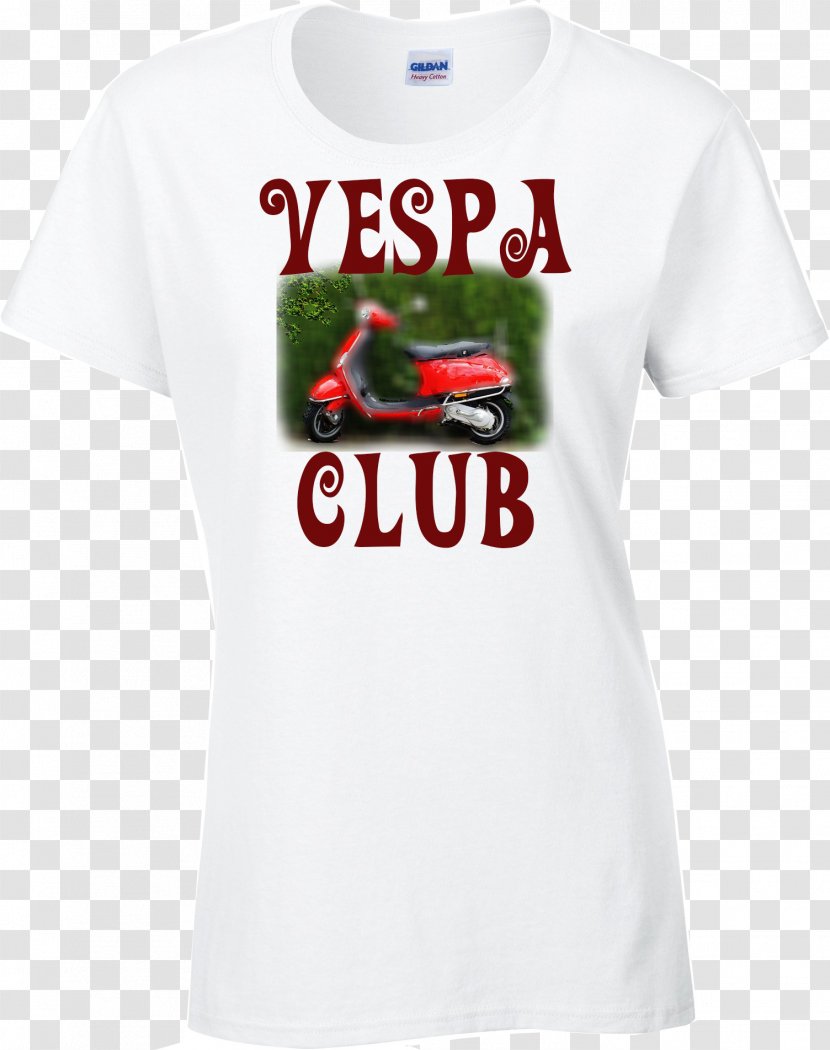 T-shirt Bluza Merchandising Sleeve Cotton - Brand - Vespa Club Transparent PNG