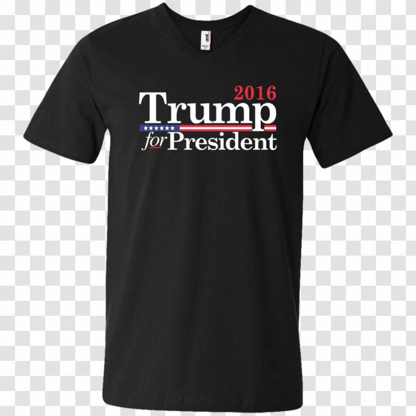 T-shirt Hoodie Sleeve Clothing - Neckline - Donald Trump Presidential Campaign, 2016 Transparent PNG