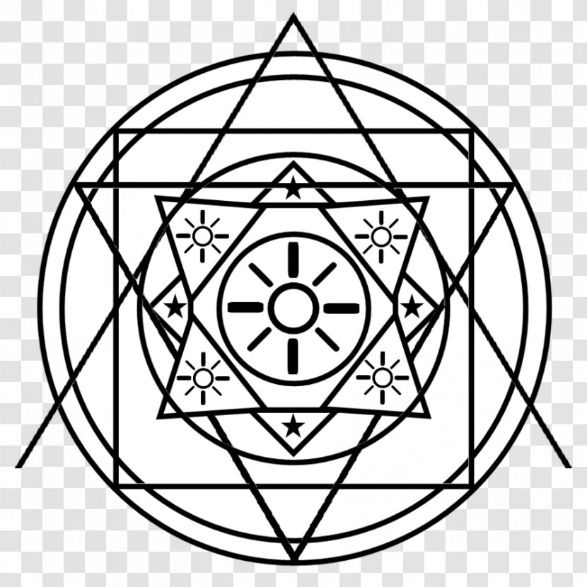 Circle Alchemy Point Angle Nuclear Transmutation Transparent PNG