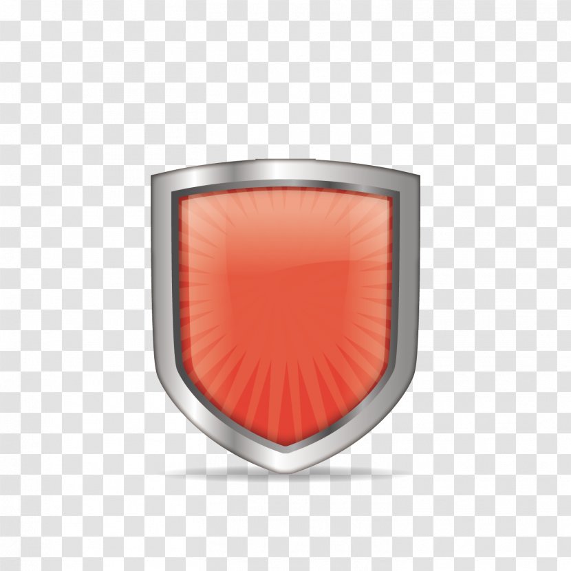 Color Texture Shield - Red - Orange Transparent PNG