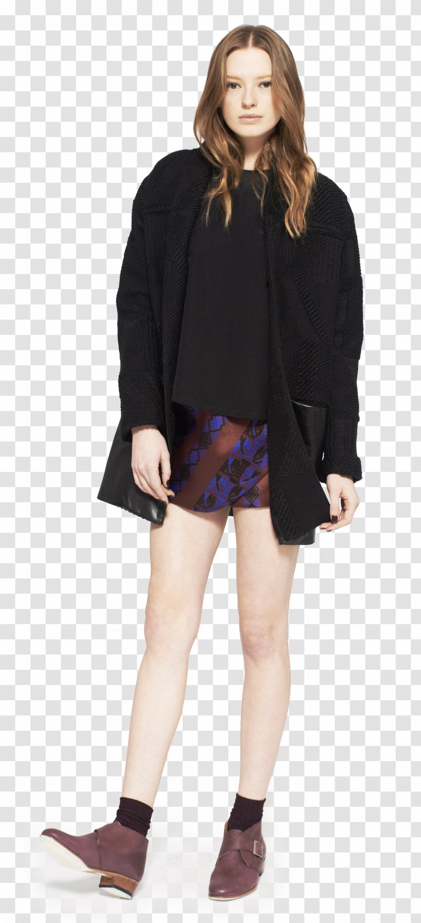 Clothing Coat Fashion Sleeve Tartan - Winter Transparent PNG