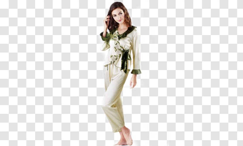 Sleeve Pajamas Clothing Fashion Nightwear - Pyjama Transparent PNG