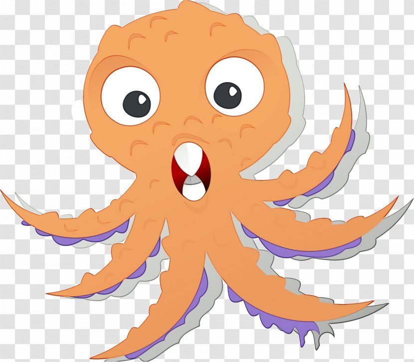 Octopus Cartoon - Animation - Eye Giant Pacific Transparent PNG
