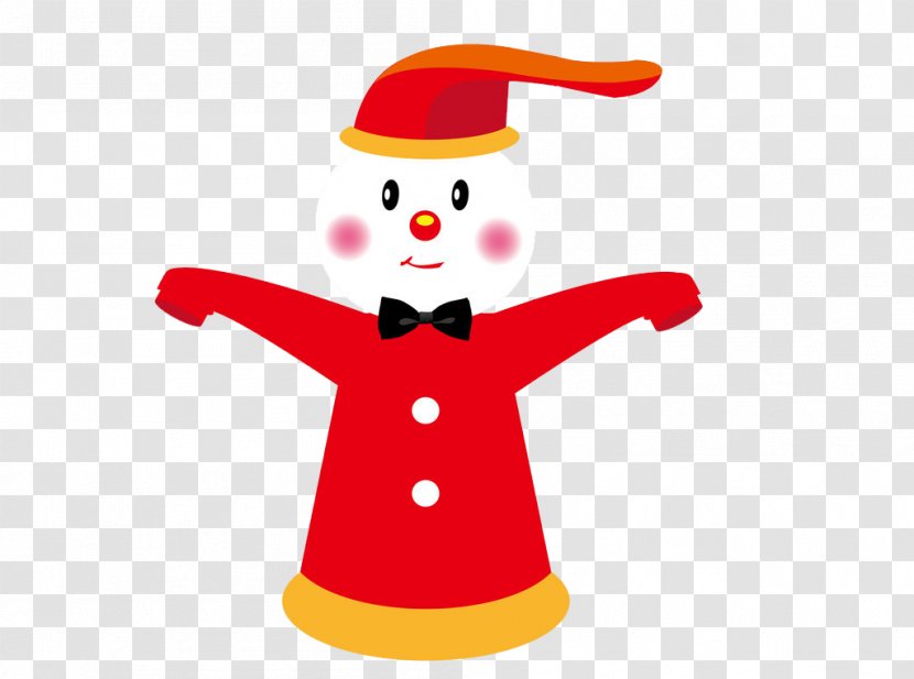 Snowman Christmas - Red Transparent PNG