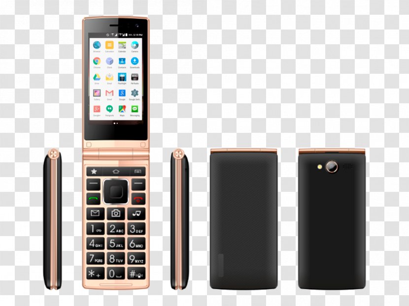 Feature Phone Smartphone Aspera F24 Clamshell Design Cellular Network - Electronic Device Transparent PNG