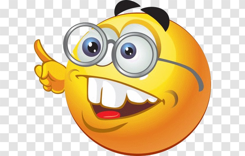 Smiley Emoticon Teacher Emoji Clip Art - Yellow Transparent PNG