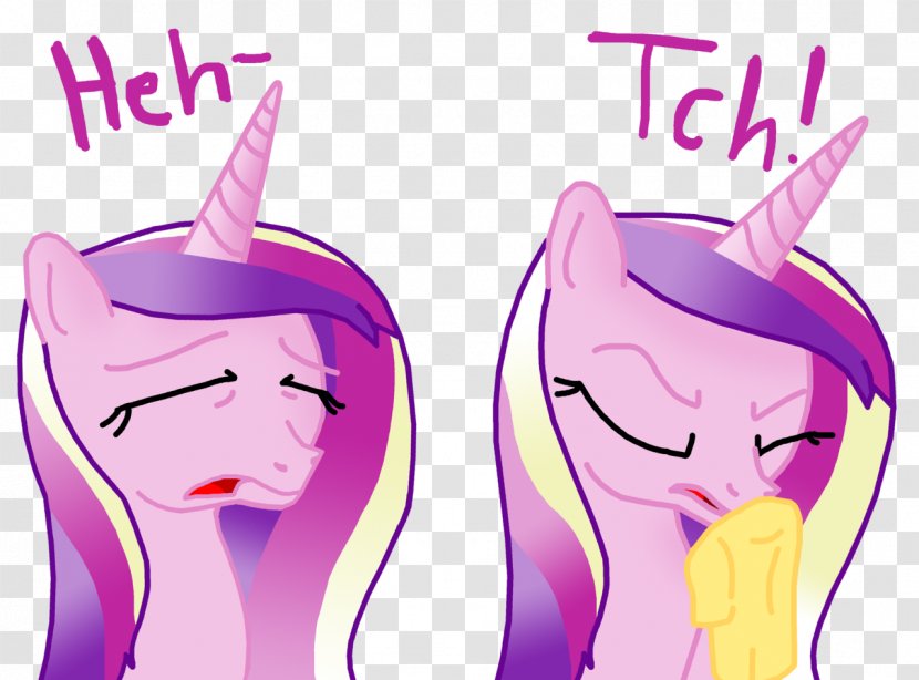 Princess Cadance Pony DeviantArt Sneeze - Cartoon Transparent PNG